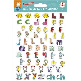 Mes 60 stickers LES ALPHAS - Nouvelle édition 2022