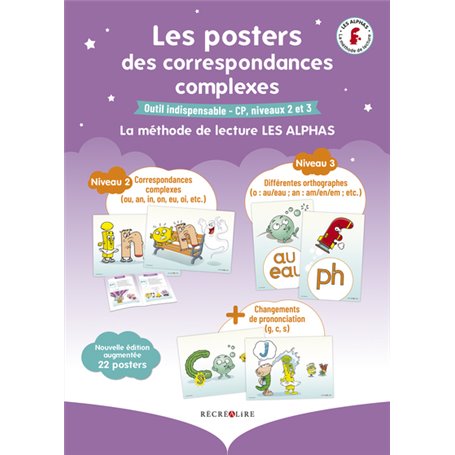 Les posters des correspondances complexes LES ALPHAS  - Nouvelle édition - CP