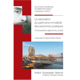 LA VALORISATION DU PATRIMOINE IMMATERIEL DES PERSONNES PUBLIQUES