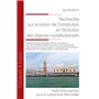 Recherche sur la notion de Constitution et l'évolution des régimes constitutionnels