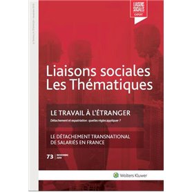 Le travail à l'étranger - N°73 - Novembre 2019