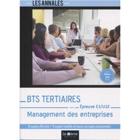 BTS Tertiaires - Management des entreprises - Edition 2019