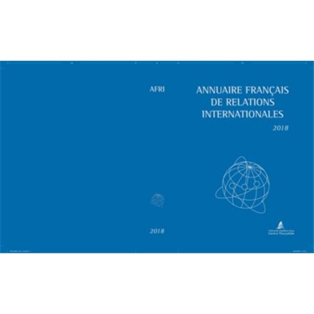 Annuaire francais de relations internationales 2018