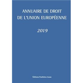 Annuaire de droit de l'Union européenne 2019