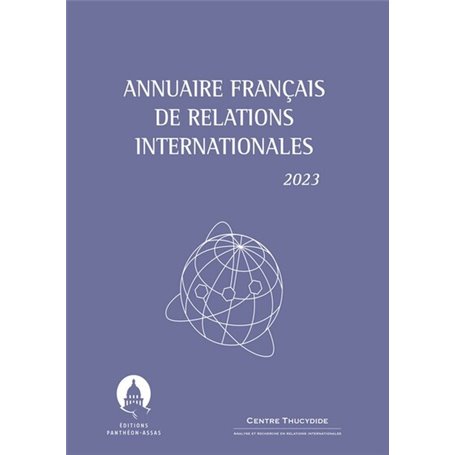 Annuaire français de relations internationales 2023