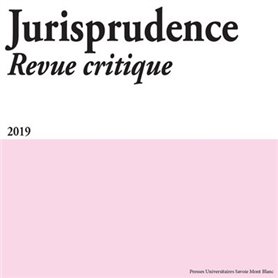 Jurisprudence - Revue critique 2019