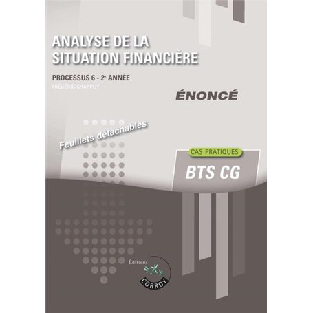 Analyse de la situation financière - Enoncé