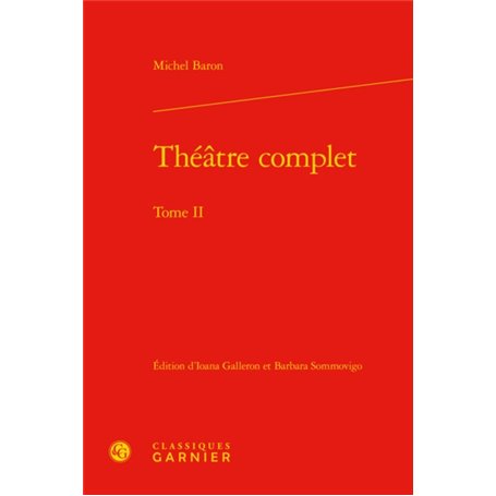 Théâtre complet