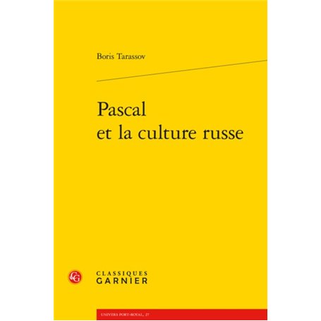 Pascal et la culture russe