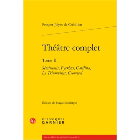 Théâtre complet