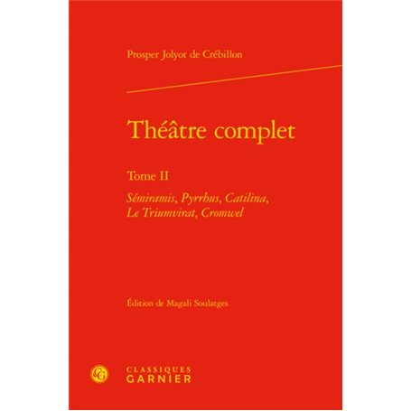 Théâtre complet