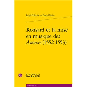 Ronsard et la mise en musique des Amours (1552-1553)