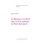 La Musique et la forme dans l'oeuvre poétique de Pierre Jean Jouve