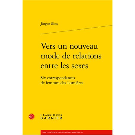 Vers un nouveau mode de relations entre les sexes