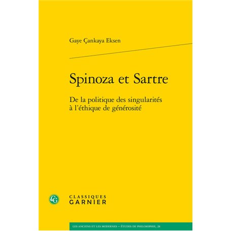 Spinoza et Sartre