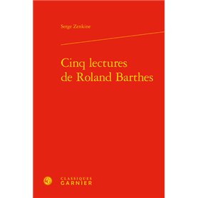 Cinq lectures de Roland Barthes