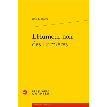 L'Humour noir des Lumières