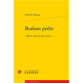 Boileau poète