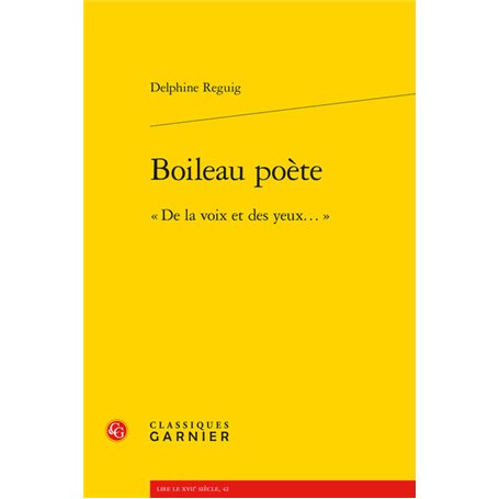 Boileau poète