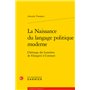 La Naissance du langage politique moderne