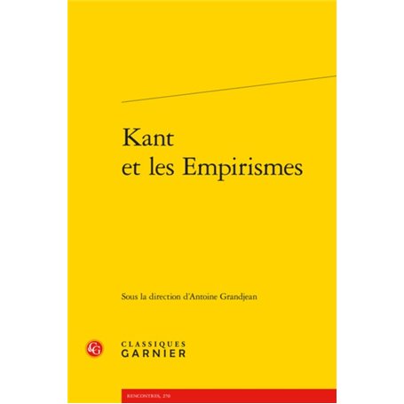 Kant et les Empirismes