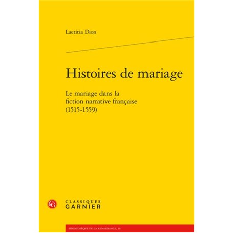 Histoires de mariage