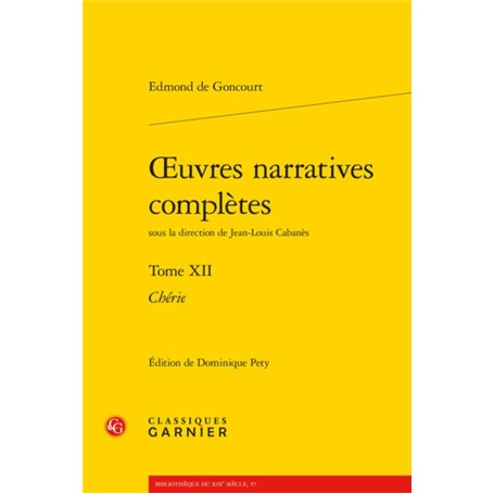 oeuvres narratives complètes