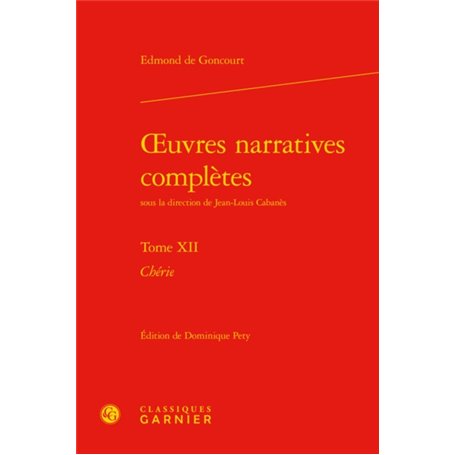 oeuvres narratives complètes