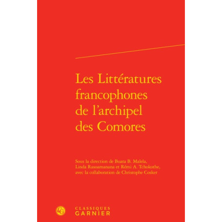 Les Littératures francophones de l'archipel des Comores