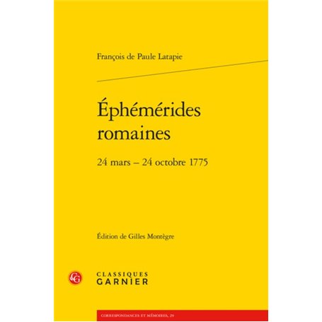 Éphémérides romaines