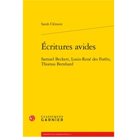 Écritures avides