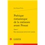 Poétique romanesque de la mémoire avant Proust