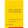 Textes médiévaux de scapulomancie