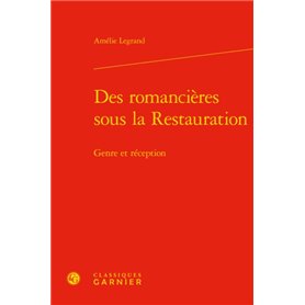 Des romancières sous la Restauration