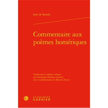 Commentaire aux poèmes homériques