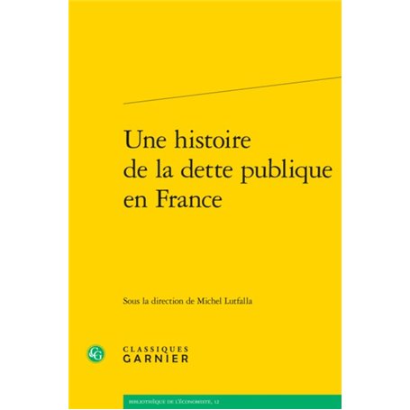 Une histoire de la dette publique en France