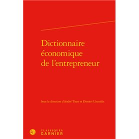 Dictionnaire économique de l'entrepreneur