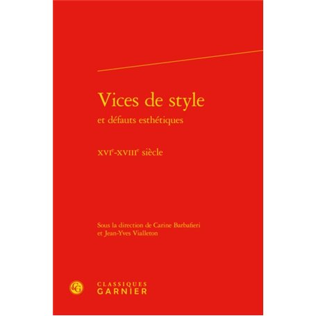 Vices de style