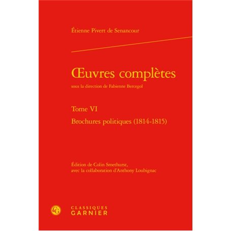 oeuvres complètes