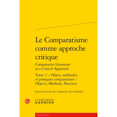 Le Comparatisme comme approche critique