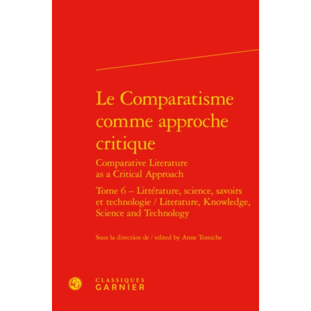 Le Comparatisme comme approche critique