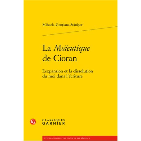 La Moïeutique de Cioran