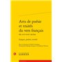 Arts de poésie et traités du vers français