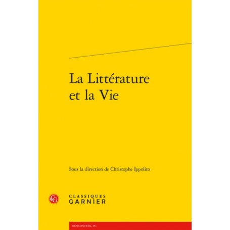 La Littérature et la Vie