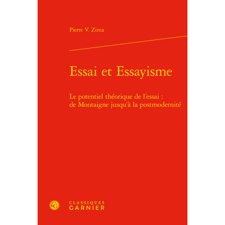 Essai et Essayisme