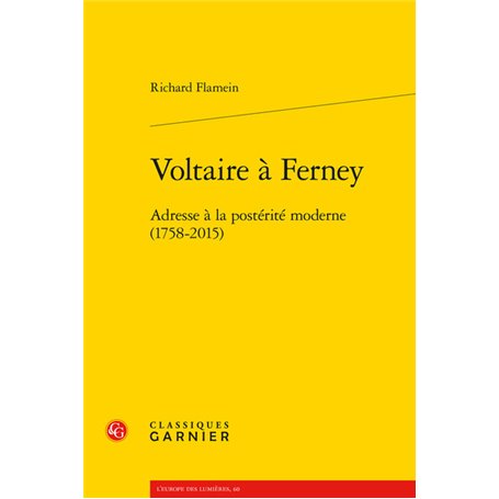 Voltaire à Ferney