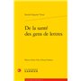 De la santé des gens de lettres