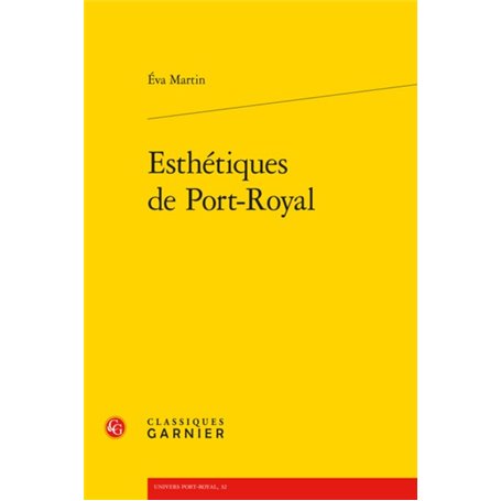 Esthétiques de Port-Royal