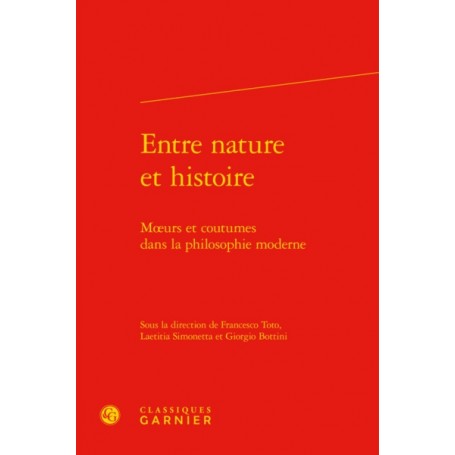 Entre nature et histoire