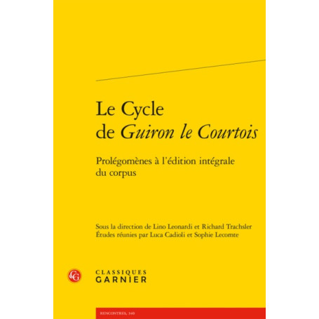 Le Cycle de Guiron le Courtois